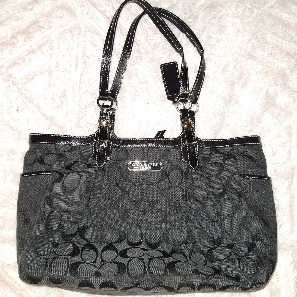 Vintage Black Coach Purse